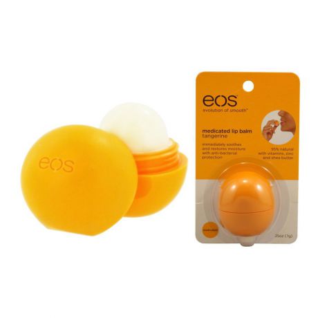 EOS Бальзам для Губ Мандарин (Medicated Tangerine), 7гр
