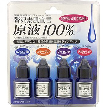 Japan Gals Сыворотка Beau Essence набор, 10 мл*4