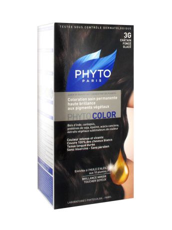 Phyto Краска для Волос Темный Шатен Глясе 3G  Фитоколор