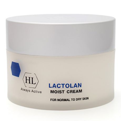 Holy Land Lactolan Moist Cream For Dry Skin Увлажняющий Крем для Сухой Кожи Лица, 250 мл