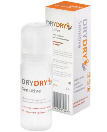 Dry Dry Средство от Обильного Потовыделения Сенсетив, 50 мл