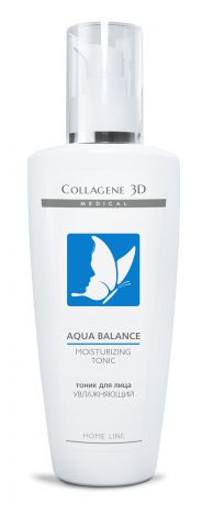 Collagene 3D Тоник для лица увлажняющий Aqua Balance, 250 мл