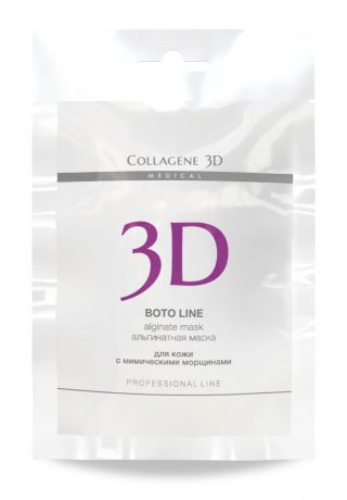 Collagene 3D Альгинатная маска для лица и тела с аргирелином Boto, 30 г