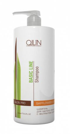 OLLIN PROFESSIONAL BASIC LINE  Шампунь для Частого Применения с Экстрактом Листьев Камелии Daily Shampoo, 750 мл