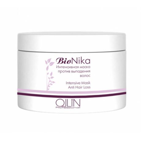 OLLIN PROFESSIONAL BioNika Интенсивная Маска Против Выпадения Волос  Intensive Mask Anti Hair Loss,  450 мл