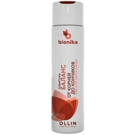 OLLIN PROFESSIONAL BioNika Шампунь Баланс от Корней до Кончиков Roots To Tips Balance Shampoo, 250 мл