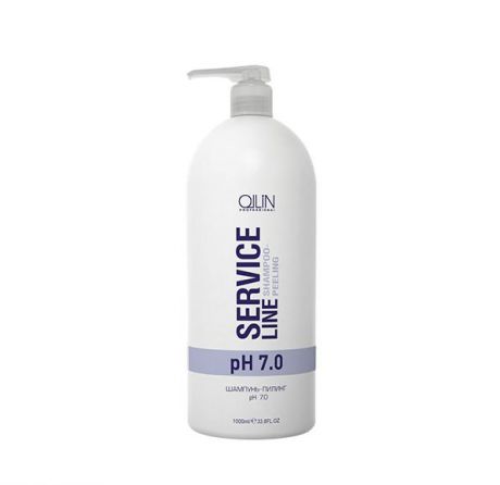 OLLIN PROFESSIONAL SERVICE LINE Шампунь-Пилинг рН 7.0 Shampoo-Peeling pH 7.0, 1000 мл