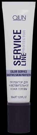 OLLIN PROFESSIONAL SERVICE LINE Протектор для Чувствительной Кожи Головы Сolor Service Sensitive Skin Protector, 30мл
