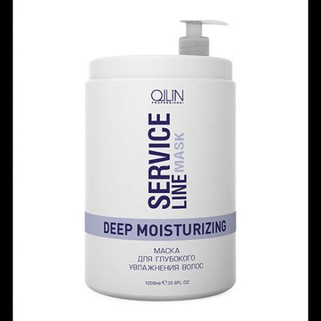 OLLIN PROFESSIONAL SERVICE LINE Маска для Глубокого Увлажнения Волос Deep moisturizing mask, 1000 мл