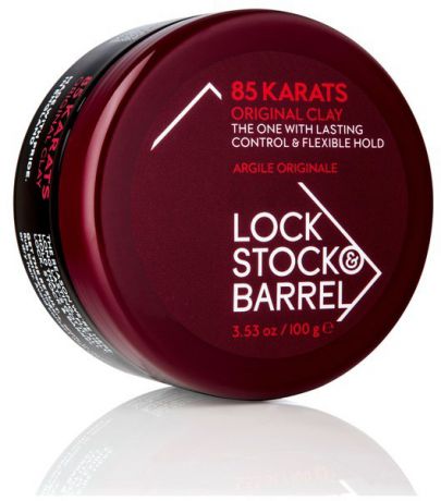 Lock Stock and Barrel Глина 85 Karat для моделирования волос с матовым Эффектом, 100 гр