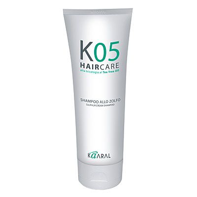 Kaaral K05 Shampoo Sulphur Cream Крем-Шампунь на Основе Серы, 200 мл