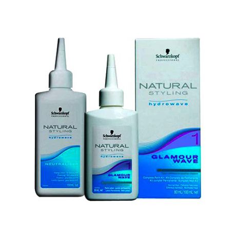 Schwarzkopf Комплект для Химической Завивки Нормальных Волос Гламур #1 - Natural Styling Glamour Wave 1, 80 мл