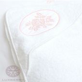 Luxberry детское махровое полотенце с капюшоном luxberry rose 03741