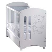 Micuna детская кроватка на колесиках micuna sweet bear basic 120x60 см