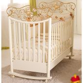 Baby Expert детская кроватка-качалка baby expert perla gold