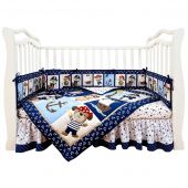 Giovanni комплект белья для детской кроватки shapito by giovanni 7 предметов piratic