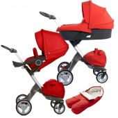 Stokke детская коляска 2 в 1 stokke xplory + муфта для ног