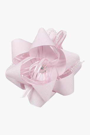 Бэби Ко Резинка "Бант" для девочки MN203 розовый Бэби Ко