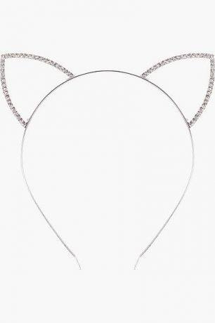 Fashion Jewelry Ободок "Ушки" для девочки FJ348208 серый Fashion Jewelry