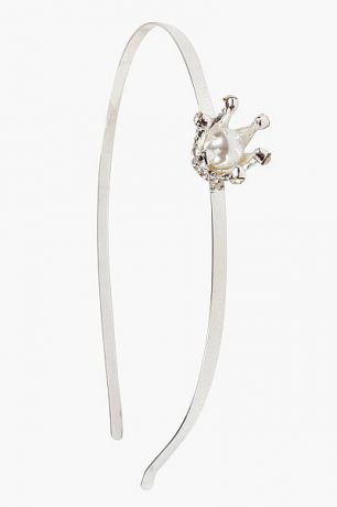 Fashion Jewelry Ободок "Корона" для девочки FJ14 серый Fashion Jewelry