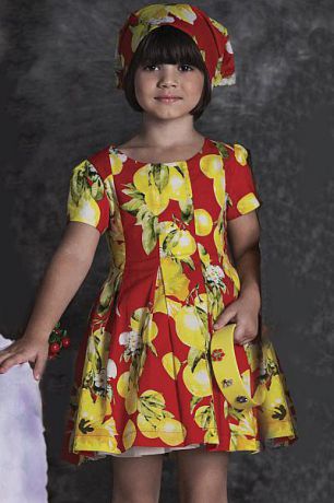 Noble People Платье "Бэби лимоны" для девочки 29526-478K разноцветный Noble People