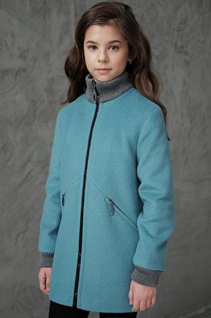Mamma Mila Пальто для девочки Bg171 голубой Mamma Mila