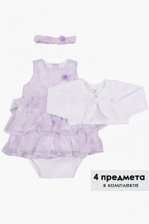 Beba Kids Платье+болеро+трусы+повязка комплект для девочки 1171OZ0A30L00 разноцветный Beba Kids
