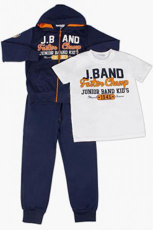 Band Футболка+толстовка+брюки комплект для мальчика 1688 синий Band