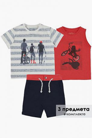 Mayoral Футболка+майка+шорты комплект для мальчика 3.605/11 разноцветный Mayoral