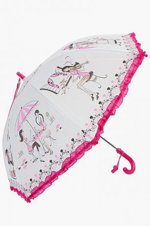Multibrand Зонт рюшки для девочки Z1085 розовый Multibrand