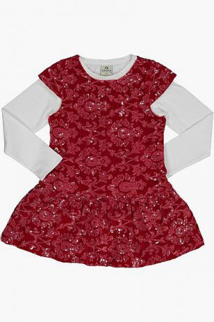 Trybeyond Платье+футболка комплект для девочки 999.39986.00.56N красный Trybeyond