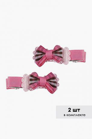 Бэби Ко Заколка-зажим "Бант" 2шт. для девочки VT46/6 розовый Бэби Ко