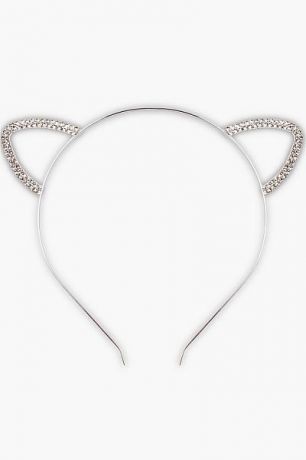 Fashion Jewelry Ободок "Ушки" для девочки FJ397687 серый Fashion Jewelry