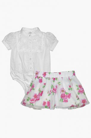 Birba Комплект блуза+юбка для девочки 999.29025.00.11A белый Birba