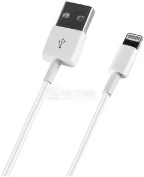 Кабель Deppa 72128, MFI для iPhone, iPad, iPod Apple USB/Lightning port, 1,2м, Белый