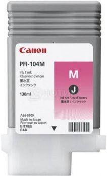 Картридж Canon PFI-104M для iPF650 655 750 755 120 стр. Пурпурный 3631B001