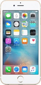 Смартфон Apple iPhone 6s 128Gb Gold (iOS 9/A9 1840MHz/4.7" (1334x750)/2048Mb/128Gb/4G LTE 3G (EDGE, HSDPA, HSPA+)) [MKQV2RU/A]