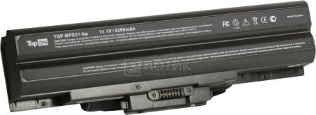 Аккумулятор TopON TOP-BPS21-NOCD 11,1V 5200mAh PN: VGP-BPS13 VGP-BPS21 VGP-BPL13 VGP-BPL21