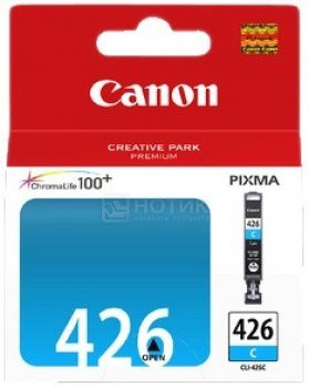 Картридж Canon CLI-426C для Canon Pixma IP4840 MG5140 MG5240 MG6140 MG8140, Голубой