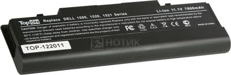 Аккумулятор TopON TOP-1520H 11.1V 7800 mAh для Dell PN: FK890 GK479 451-10464 451-10465