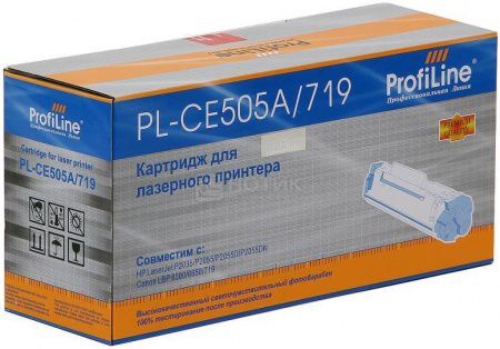 Картридж ProfiLine PL-CE505A для HP LaserJet P2035 P2055D P2055DN, Черный