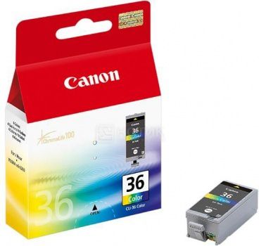 Картридж Canon CLI-36 для Canon Pixma iP100 iP110 250с Цветной 1511B001