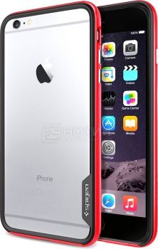 Чехол-накладка Spigen SGP для iPhone 6/6s Plus Neo Hybrid Red SGP11073 Полиуретан, Красный