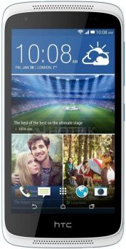 Смартфон HTC Desire 526G Glacier Blue (Android 4.4/MT6582 1300MHz/4.7" (960x540)/1024Mb/8Gb/ 3G (EDGE, HSDPA, HSPA+)) [99HADU094-00]