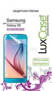 Защитная пленка LuxCase для Samsung Galaxy S6, Антибликовая