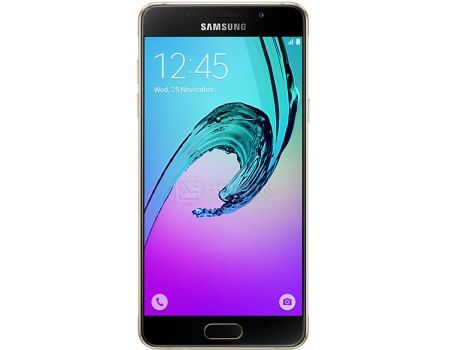 Смартфон Samsung Galaxy A5 SM-A510F Gold (Android 5.1/7580 1600MHz/5.2" (1920x1080)/2048Mb/16Gb/4G LTE 3G (EDGE, HSDPA, HSPA+)) [SM-A510FZDDSER]