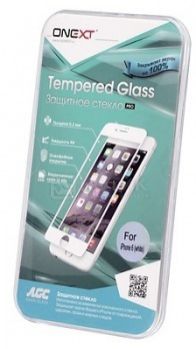 Защитное стекло ONEXT для Apple iPhone 6 с рамкой, Черный 40935