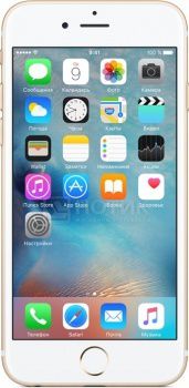 Смартфон Apple iPhone 6s 64Gb Gold (iOS 9/A9 1840MHz/4.7" (1334x750)/2048Mb/64Gb/4G LTE 3G (EDGE, HSDPA, HSPA+)) [MKQQ2RU/A]
