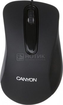 Мышь проводная Canyon CNE-CMS2, 800dpi, Черный J1CNECMS2