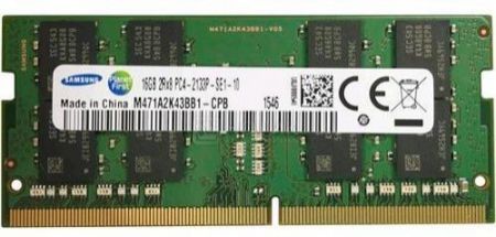 Модуль памяти Samsung SO-DIMM DDR4 16384Mb PC4-17000 2133MHz M471A2K43BB1-CPBD0